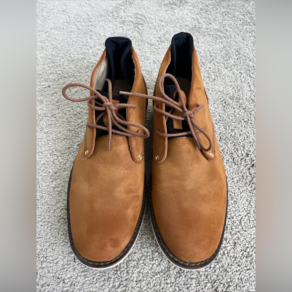 Reaction Kenneth Cole Men’s Lace Up Boots Cognac Size 9.5